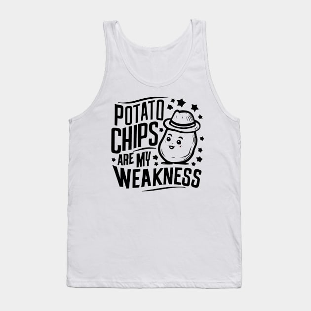 Potato Ships Are My Weaknesses Tank Top by twitaadesign